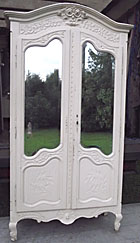 Stunning small antique Normany armoire